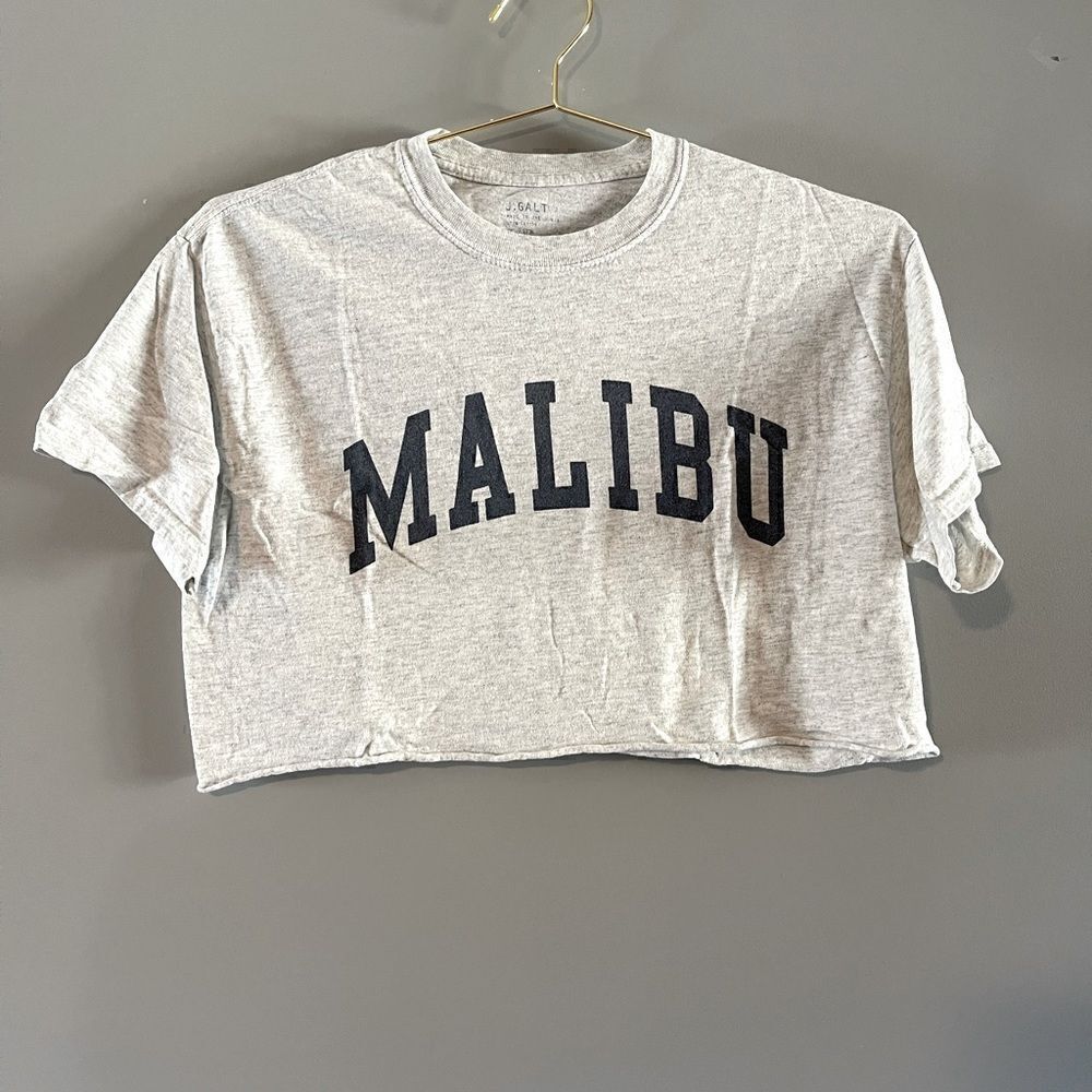 Pacific Sun J. Galt Cropped 'Malibu' Short Sleeve Tee | OS